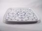 Preview: Tablett 25 x 25 cm Winterling indischblau indisch blau