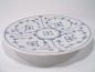 Preview: Teller tief 24 cm festoniert Winterling indischblau indisch blau