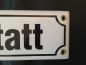 Preview: Werkstatt ca. 30 x 8  cm Emailleschild