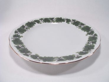 Teller 19 cm Triptis Porzellan Weinlaub Goldrand