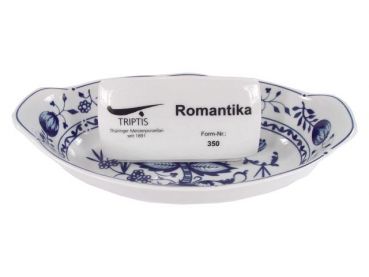 Brotkorb 29 cm Triptis Zwiebelmuster Porzellan