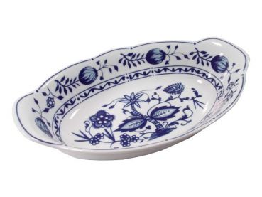 Brotkorb 29 cm Triptis Zwiebelmuster Porzellan