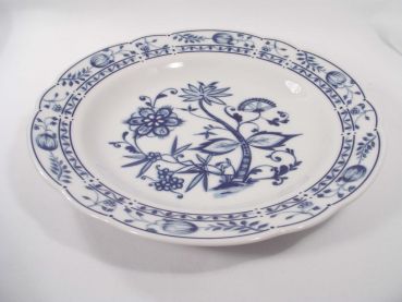 Teller tief 23,5 cm Triptis Zwiebelmuster Porzellan