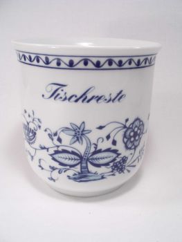Tischrestebehälter 13 cm Triptis Zwiebelmuster Porzellan Tischreste