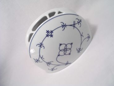 Vase Blumenvase niedrig Winterling indischblau