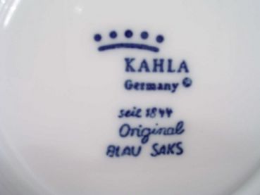 Teller Speiseteller 23,5 cm  Kahla blau saks Strohmuster