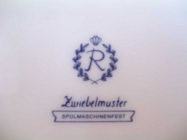 Doppelhenkelbecher Zwiebelmuster Porzellan Reichenbach