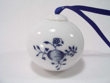 Kugel Dekokugel 8 cm Durchmesser Zwiebelmuster