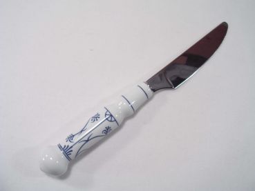 Tafelmesser indischblau Strohmuster Messer