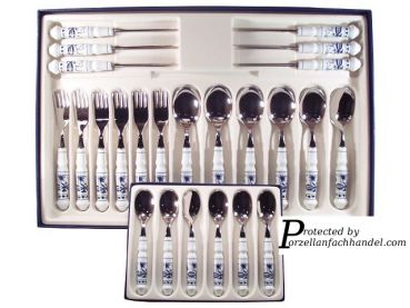 Besteck 24 tlg. Zwiebelmuster für 6 Personen