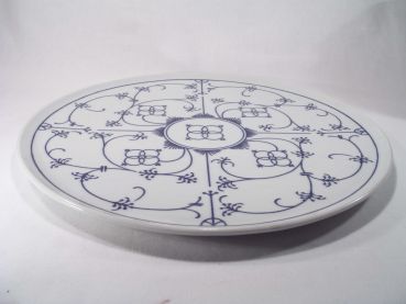 Tortenplatte Porzellan 33 cm Winterling indischblau indisch blau