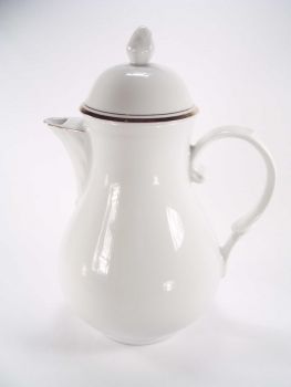 Kaffeekanne 1,3 L  Triptis Porzellan Goldbandlinie