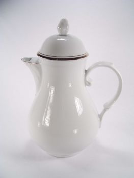 Kaffeekanne 1,3 L  Triptis Porzellan Goldbandlinie