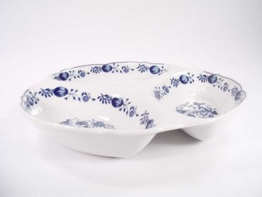Kabarett 19 cm Triptis Zwiebelmuster Porzellan
