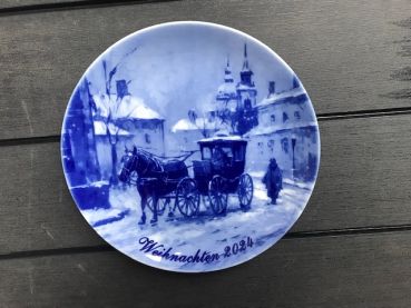 Weihnachtsteller  2024 ähnlich Lichte Porzellan