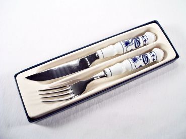 Steakbesteck 2 tlg. Zwiebelmuster