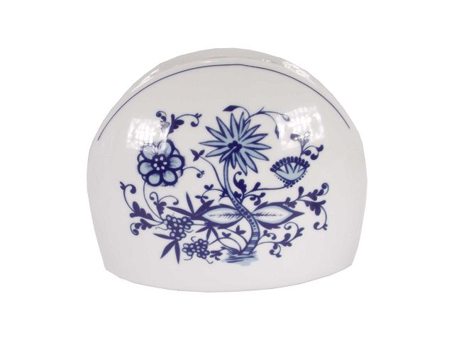 Vase Blumenvase niedrig Triptis Zwiebelmuster Porzellan 