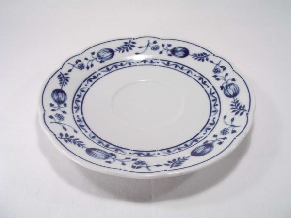 Saucieren/ Suppen Untertasse Triptis Zwiebelmuster Porzellan