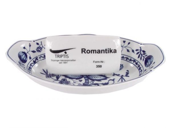 Brotkorb 29 cm Triptis Zwiebelmuster Porzellan