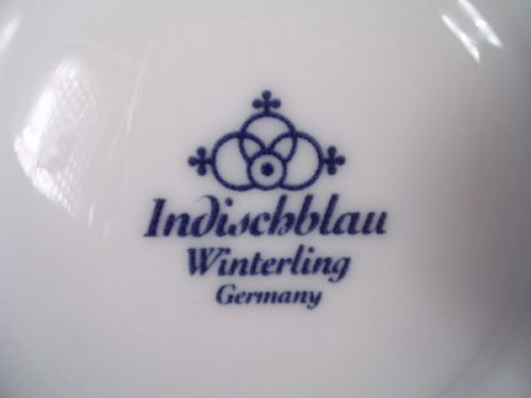 Schüssel rund 13 cmWinterling indischblau indisch blau