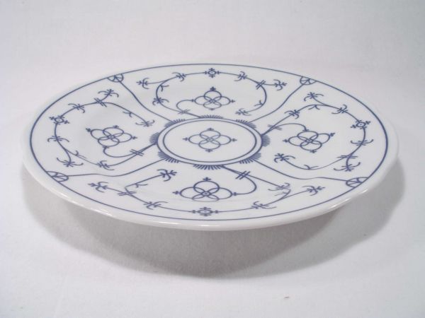 Teller flach 21 cm festoniert Winterling indischblau