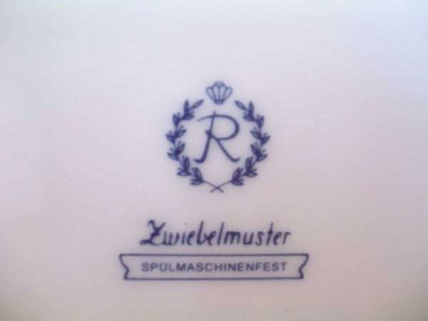 Butterdose Zwiebelmuster Porzellan Reichenbach