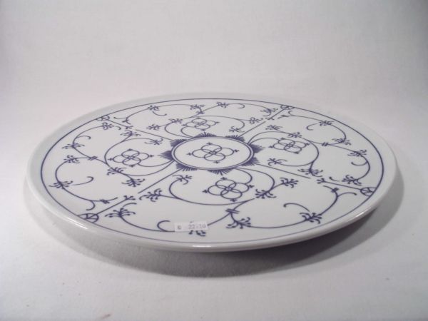 Tortenplatte Porzellan 33 cm Winterling indischblau indisch blau