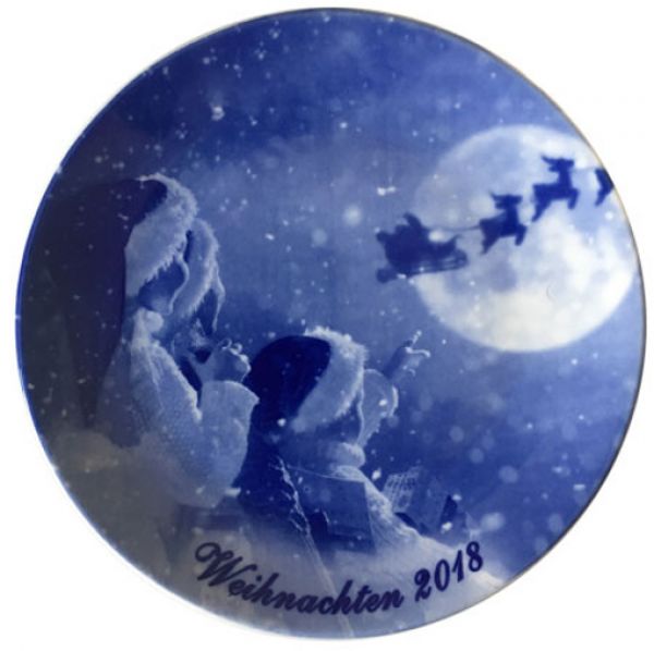 Weihnachtsteller  2018 Thüringer Porzellan wie Lichte