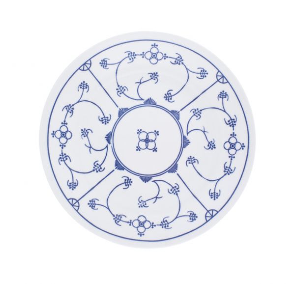 Teller Speiseteller 23,5 cm  Kahla blau saks Strohmuster