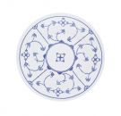 Speiseteller 23,5 cm  Kahla blau saks Strohmuster